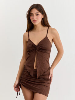 Top Tina Glitter - Microfibra