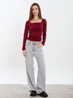a- Wide leg Gris Claro nuevo