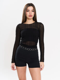 Top Megan - Tul Texturado