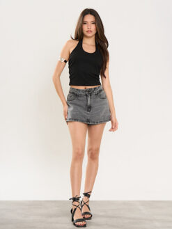 a- Mini Skort Gris (Matilda)
