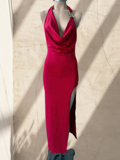 Vestido Campari - Microfibra Strass