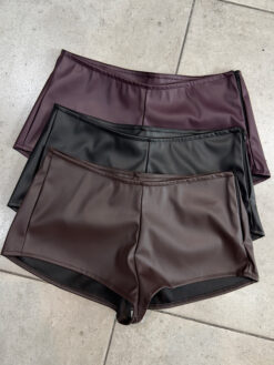 Alternative view of Short tiro bajo Samu - Cuerina